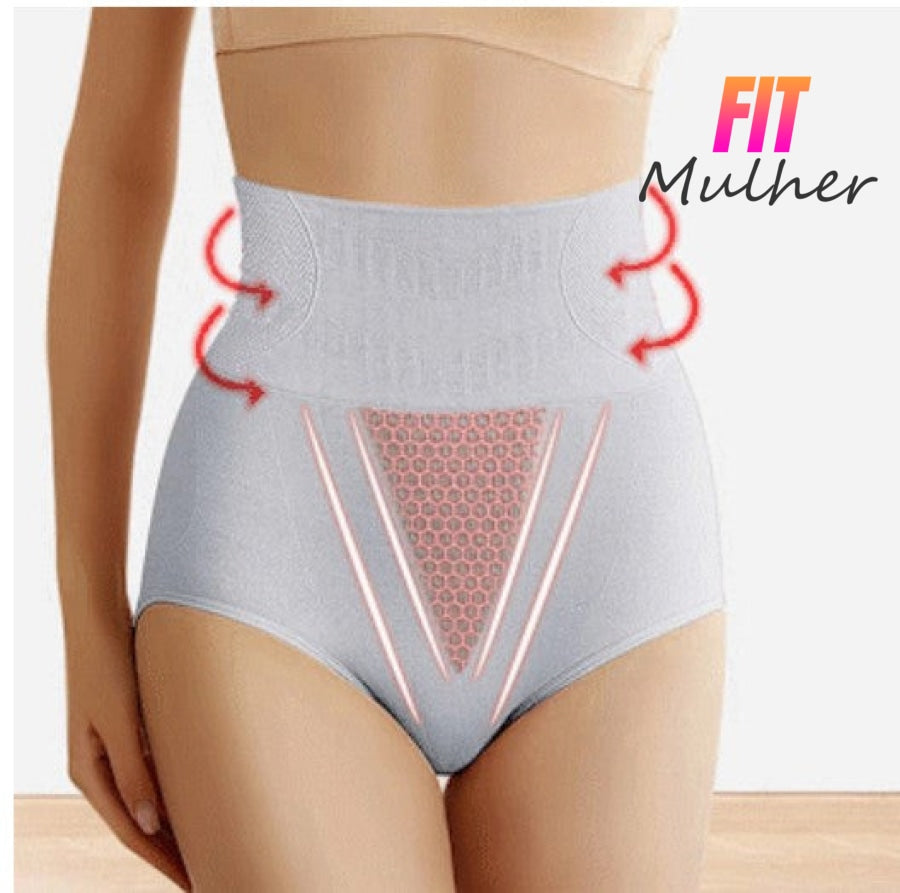 Compre 1 Leve 3: Calcinha Modeladora Cintura Alta