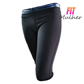 Kit Efeito Sauna Camiseta / Calça Curta / Cinta Modeladora