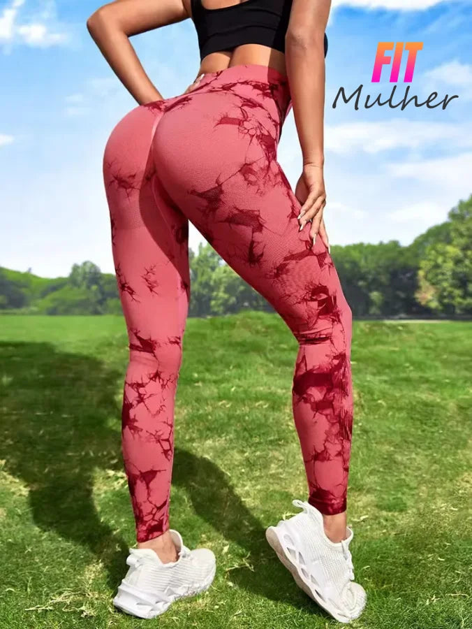 Legging Marmorizada Empina Bumbum
