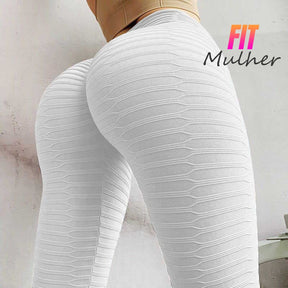 Legging Rendada Transpirável Push Up