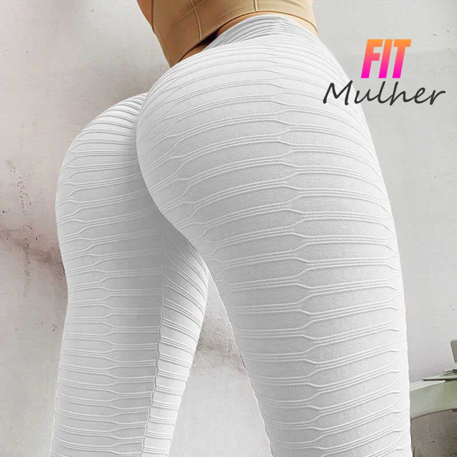 Legging Rendada Transpirável Push Up