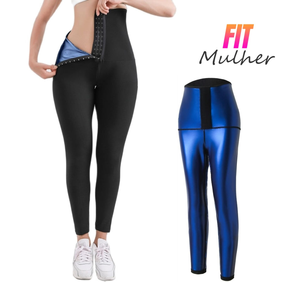 LIQUIDAÇÃO (SÓ HOJE) - Efeito Sauna PREMIUM - Modela Cintura, Queima Calorias, Famosa Pochete e Ideal para Pós Parto - FIT MULHER