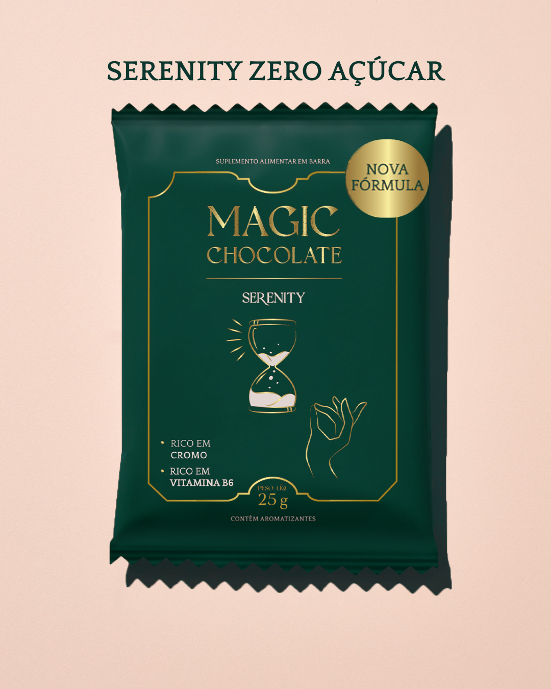 Serenity Zero Açúcar - Tablete Unitário de 25g