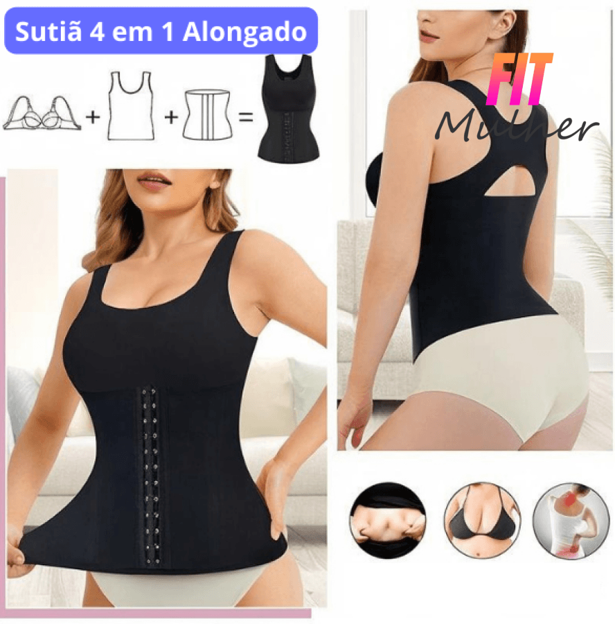 Sutiã 4 em 1 Longo